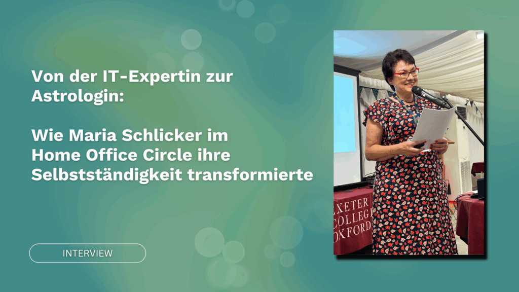Interview mit Maria Schlicker: Selbstständige Astrologin und leidenschaftliche Netzwerkerin